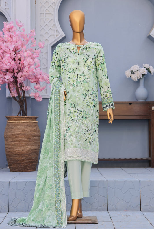 Premium by HZ Textiles Embroidered Lawn Suit Unstitched 3 Piece PEC-615