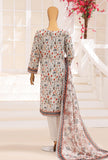 Platinum Floral by HZ Textiles Digital Printed Lawn Suit Unstitched 3 Piece PFC - 3230