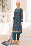 Platinum Floral by HZ Textiles Digital Printed Lawn Suit Unstitched 3 Piece PFC - 3232