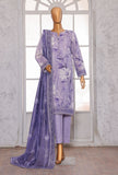 Printed Khaddar Suit Unstitched 3 Piece - PKC - 3076