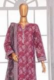 Printed Khaddar Suit Unstitched 3 Piece - PKC - 3079