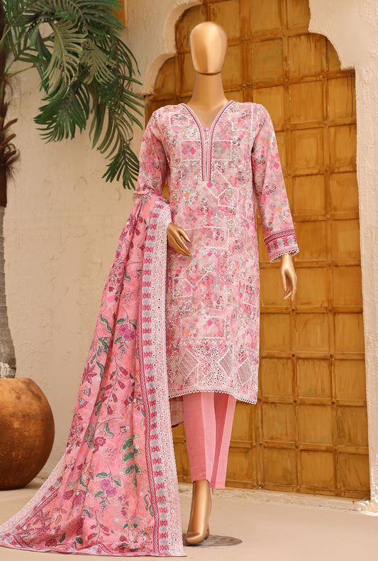 Premium Khaddar by HZ Textiles Embroidered Khaddar Suit Unstitched 3 Piece PKE - 3372 Vol 01