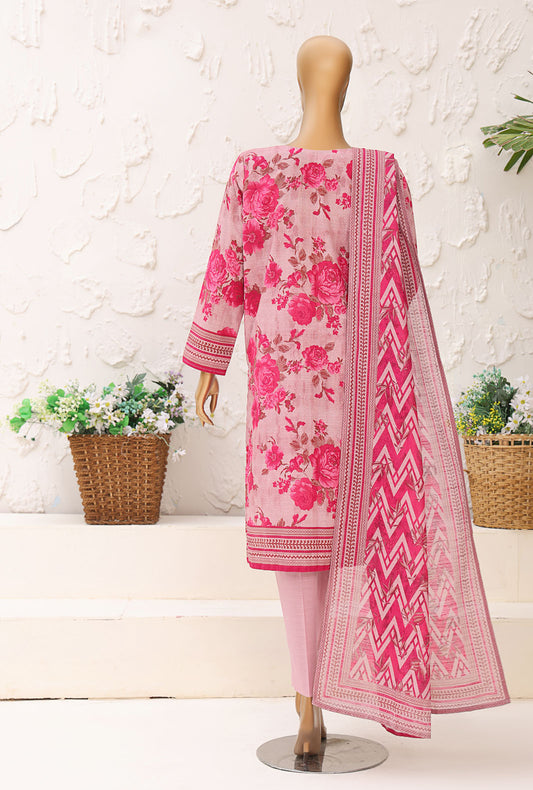Premium Khaddar by HZ Textiles Printed Khaddar Suit Unstitched 3 Piece - PKP-3019 - Winter Collection