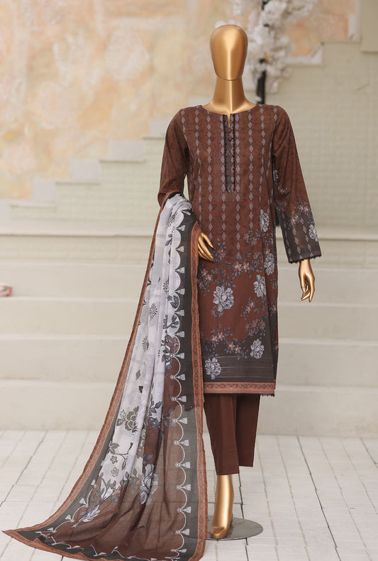 Platinum by HZ Textiles Digital Printed Lawn Suit Unstitched 3 Piece PPC - 1187 Vol 02