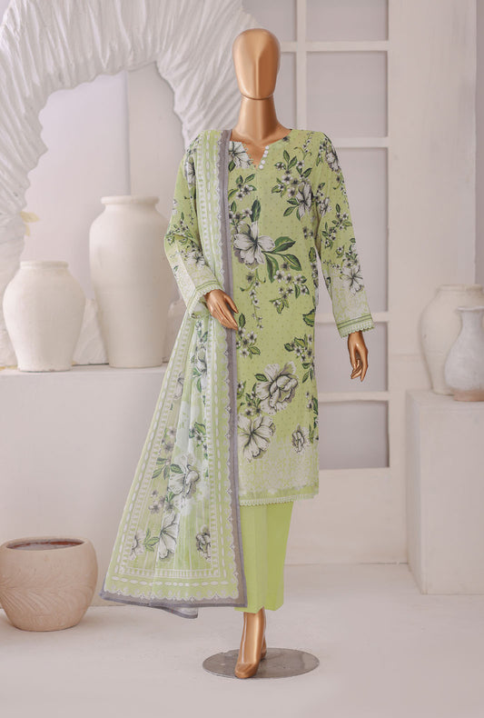 Platinum by HZ Textiles Digital Printed Lawn Suit Unstitched 3 Piece PPC - 1195