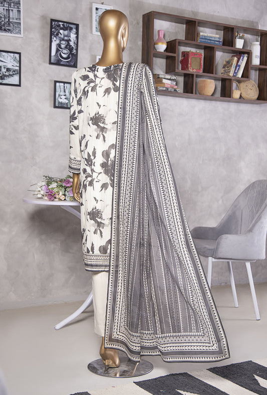 Platinum by HZ Textiles Digital Printed Lawn Suit Unstitched 3 Piece PPC-404 Vol-02 - Summer Collection