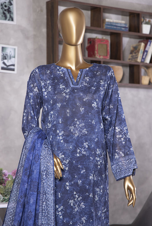 Platinum by HZ Textiles Digital Printed Lawn Suit Unstitched 3 Piece PPC-405 Vol-02 - Summer Collection