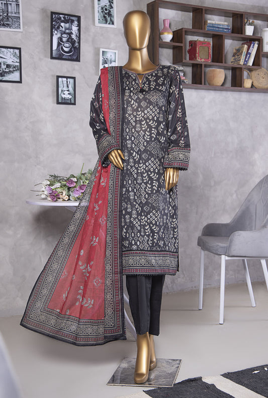 Platinum by HZ Textiles Digital Printed Lawn Suit Unstitched 3 Piece PPC-410 Vol-02 - Summer Collection