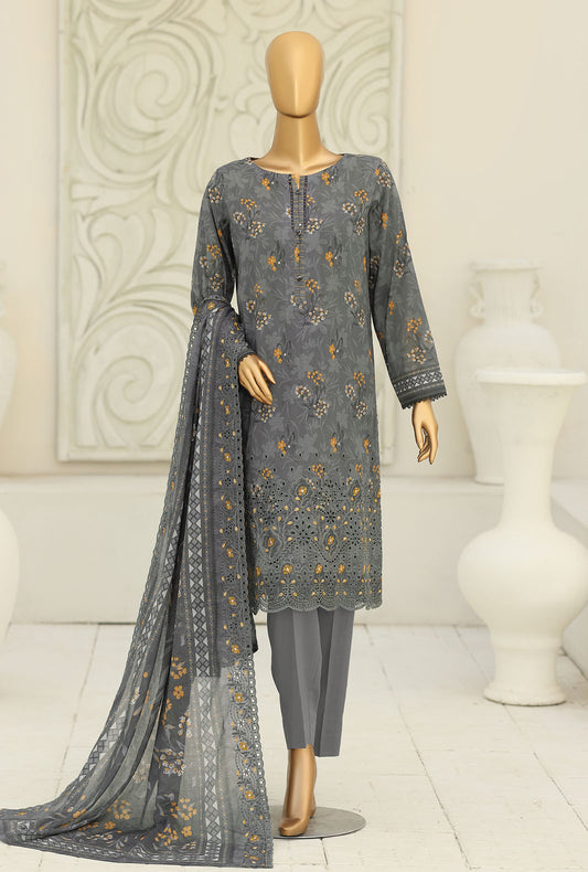 Premium Signature by HZ Textiles Embroidered Lawn Suit Unstitched 3 Piece PSE-1228