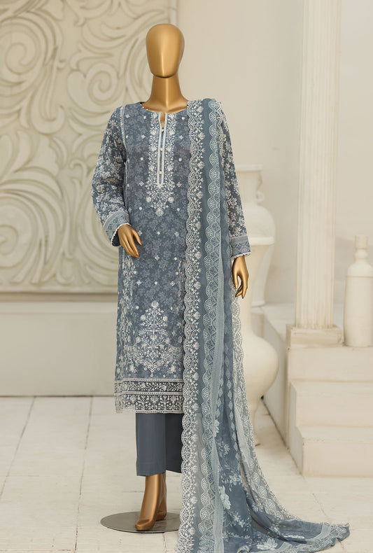 Premium Signature by HZ Textiles Embroidered Lawn Suit Unstitched 3 Piece PSE-1233