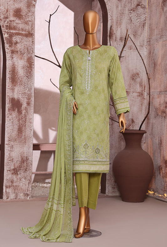 Premium Venice by HZ Textiles Printed Cotton Suit Unstitched 3 Piece PVE-707 - Winter Collection