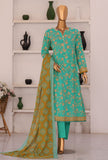 Summer Shades by HZ Textiles Digital Printed Lawn Suit Unstitched 3 Piece SPC - 1308
