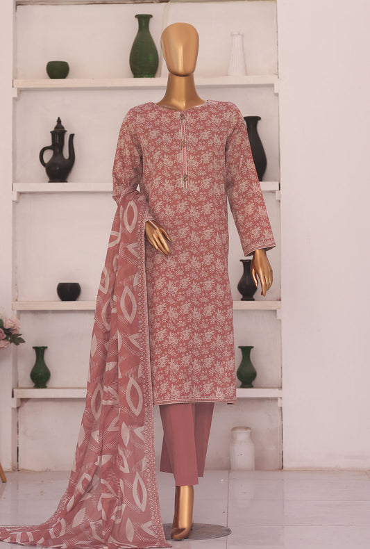 Summer Shades by HZ Textiles Digital Printed Lawn Suit Unstitched 3 Piece SPC - 1313
