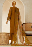 Muse by HZ Textiles Printed Suit Cotton Stitched 3 Piece SSE-204 Olive Vol-03