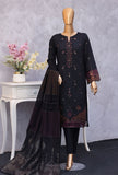 Turkish Embroidered Jacquard Unstitched Suit by HZ Textiles TJE- 7112 - Vol 01