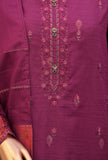 Turkish Embroidered Jacquard Unstitched Suit by HZ Textiles TJE- 7114 - Vol 01