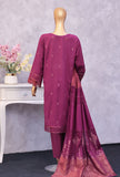 Turkish Embroidered Jacquard Unstitched Suit by HZ Textiles TJE- 7114 - Vol 01