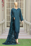 Royal Needlework Luxe by HZ Textiles Embroidered Satin Suit Unstitched 3 Piece 07