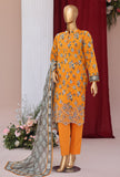 Vital by HZ Textiles Embroidered Lawn Suit Unstitched 3 Piece VEC - 07
