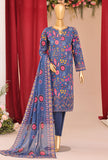 Vital by HZ Textiles Embroidered Lawn Suit Unstitched 3 Piece VEC - 08