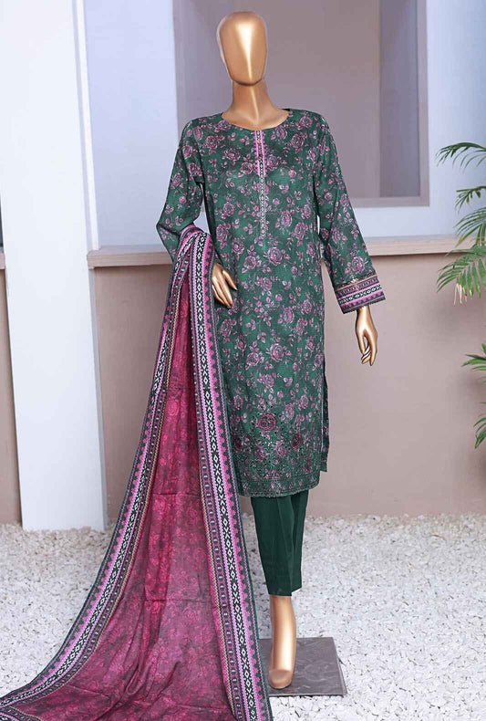 Vital Banadora by HZ Textiles Embroidered Lawn Suit Unstitched 3 Piece VEC-112 - Summer Collection