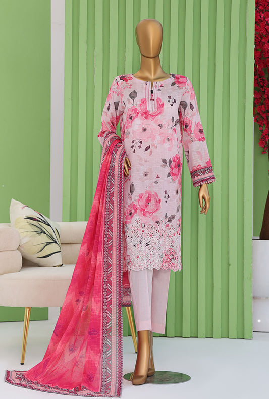 Vital by HZ Textiles Embroidered Doriya Suit Unstitched 3 Piece VEC - 1259