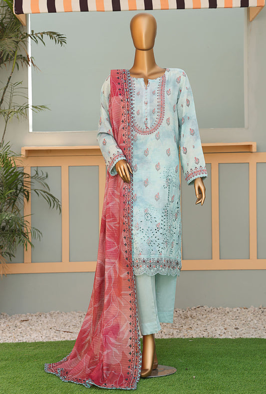 Vogue by HZ Textiles Embroidered Viscose Suit Unstitched 3 Piece - VFC-1326 - Winter Collection