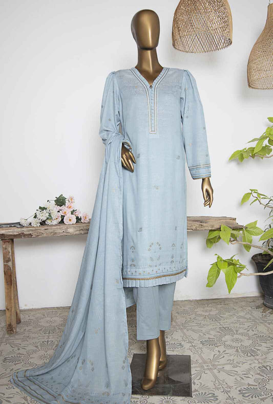 Valencia by HZ Textiles Embroidered Jacquard Suit Unstitched 3 Piece VJ-12 Vol-02 - Summer Collection