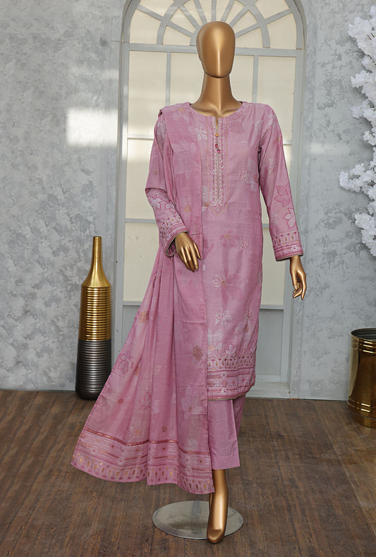 Valencia by HZ Textiles Embroidered Jacquard Suit Unstitched 3 Piece VJE-13 Vol-02 - Winter Collection