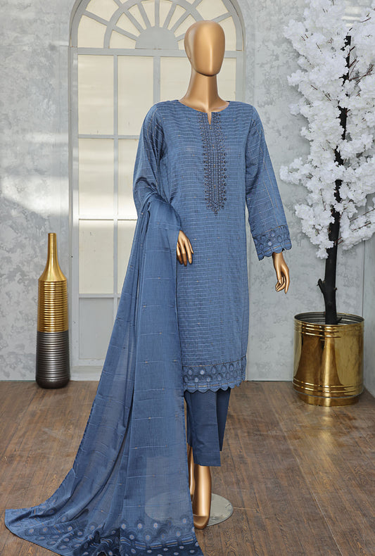 Valencia by HZ Textiles Embroidered Jacquard Suit Unstitched 3 Piece VJE-15 Vol-02 - Winter Collection