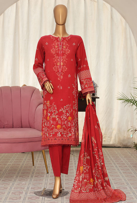 Vital Prints by HZ Textiles Digital Printed Lawn Suit Unstitched 3 Piece VP-01 - Summer Collection