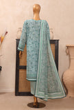 Vital Printed Slub Lawn Unstitched Suit by HZ Textiles VP - 01