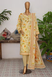 Vital Prints by HZ Textiles Digital Printed Lawn Suit Unstitched 3 Piece VP-03 - Summer Collection