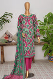 Vital Prints by HZ Textiles Digital Printed Lawn Suit Unstitched 3 Piece VP-09 - Summer Collection
