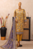 Vital Printed Slub Lawn Unstitched Suit by HZ Textiles VP - 09