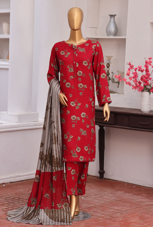 Viscose Twill by HZ Textiles Printed Viscose Suit Unstitched 3 Piece VT - 5036 Vol 01