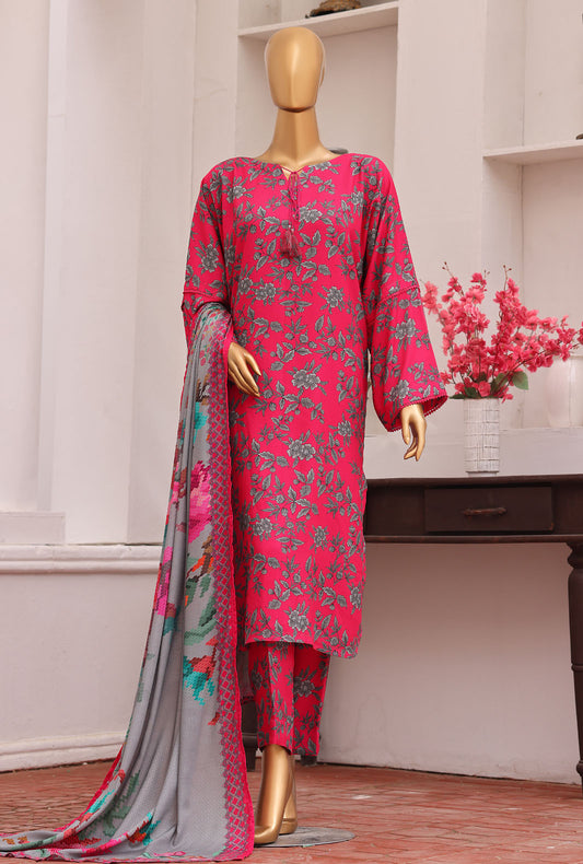 Viscose Twill by HZ Textiles Printed Viscose Suit Unstitched 3 Piece VT - 5038 Vol 01