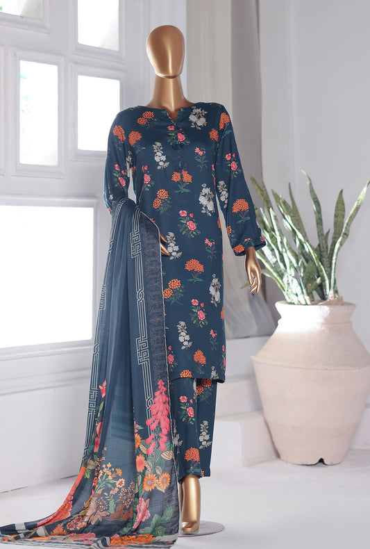 Viscose Twill by HZ Textiles Printed Viscose Suit Unstitched 3 Piece VT - 5039 Vol 02