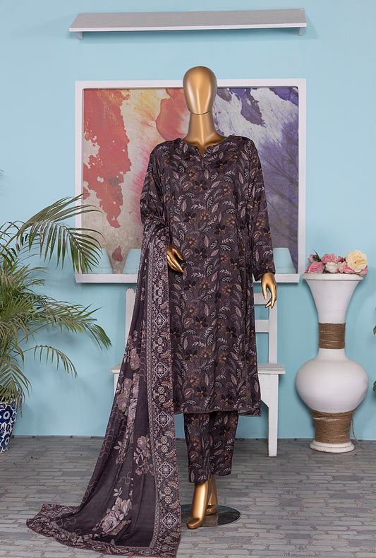 Linen Wintry by HZ Textiles Printed Linen Suit Unstitched 3 Piece LWP-1310 Vol-3 - Winter Collection