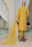 3 Piece Unstitched Cotton Printed Suit