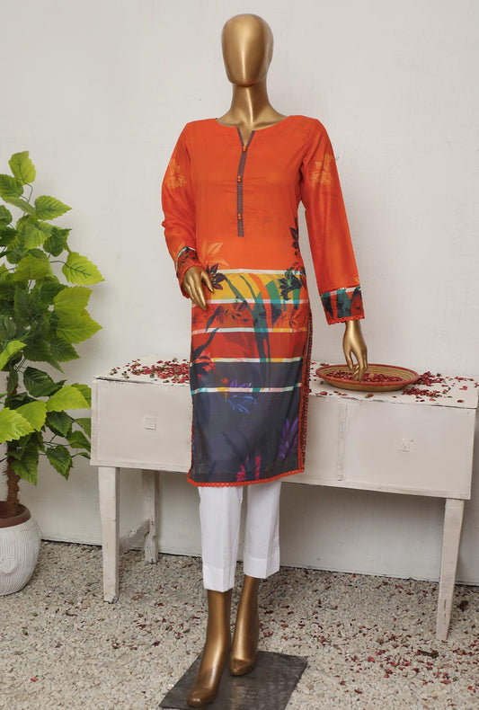 1 Piece Unstitched Printed Suit