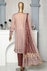 3 Piece Stitched Lawn Printed Suit