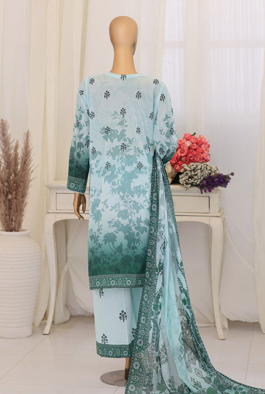 Virsa by HZ Textiles Embroidered Lawn Suit Unstitched  3 Piece VEC - 1170