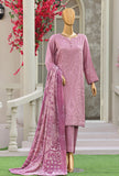 Royal Needlework Luxe by HZ Textiles Embroidered Satin Suit Unstitched 3 Piece 01