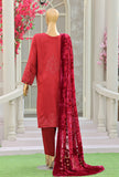 Royal Needlework Luxe by HZ Textiles Embroidered Satin Suit Unstitched 3 Piece 02