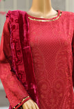 Royal Needlework Luxe by HZ Textiles Embroidered Satin Suit Unstitched 3 Piece 02