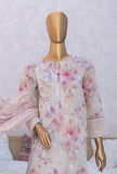 3 Piece Unstitched - Elite Chikankari Lawn Suit - ELC-237