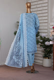 Premium Lawnkari by HZ Textiles Embroidered Lawn Suit Unstitched 3 Piece PLK-817 - Summer Collection