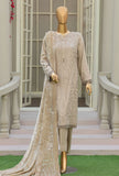 Royal Needlework Luxe by HZ Textiles Embroidered Satin Suit Unstitched 3 Piece 04