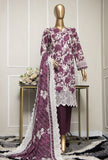 Premium Lawnkari by HZ Textiles Embroidered Lawn Suit Unstitched 3 Piece PLK-1029 - Summer Collection